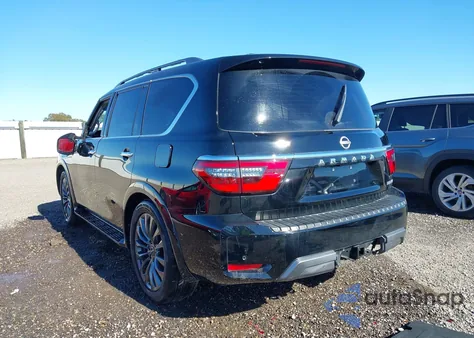 2023 Nissan Armada Platinum 2Wd from USA, damaged, VIN JN8AY2DA1P9404656